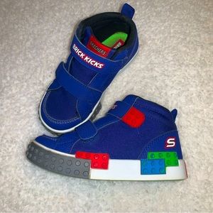 Lego Brick Kick Skechers Boy Shoes.